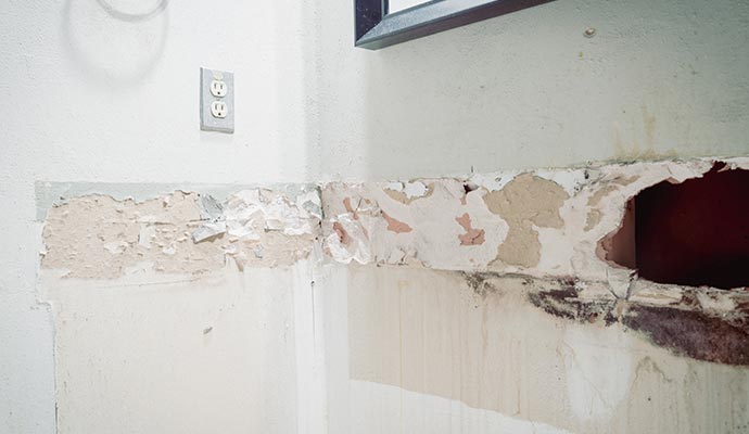 drywall water damage restoration