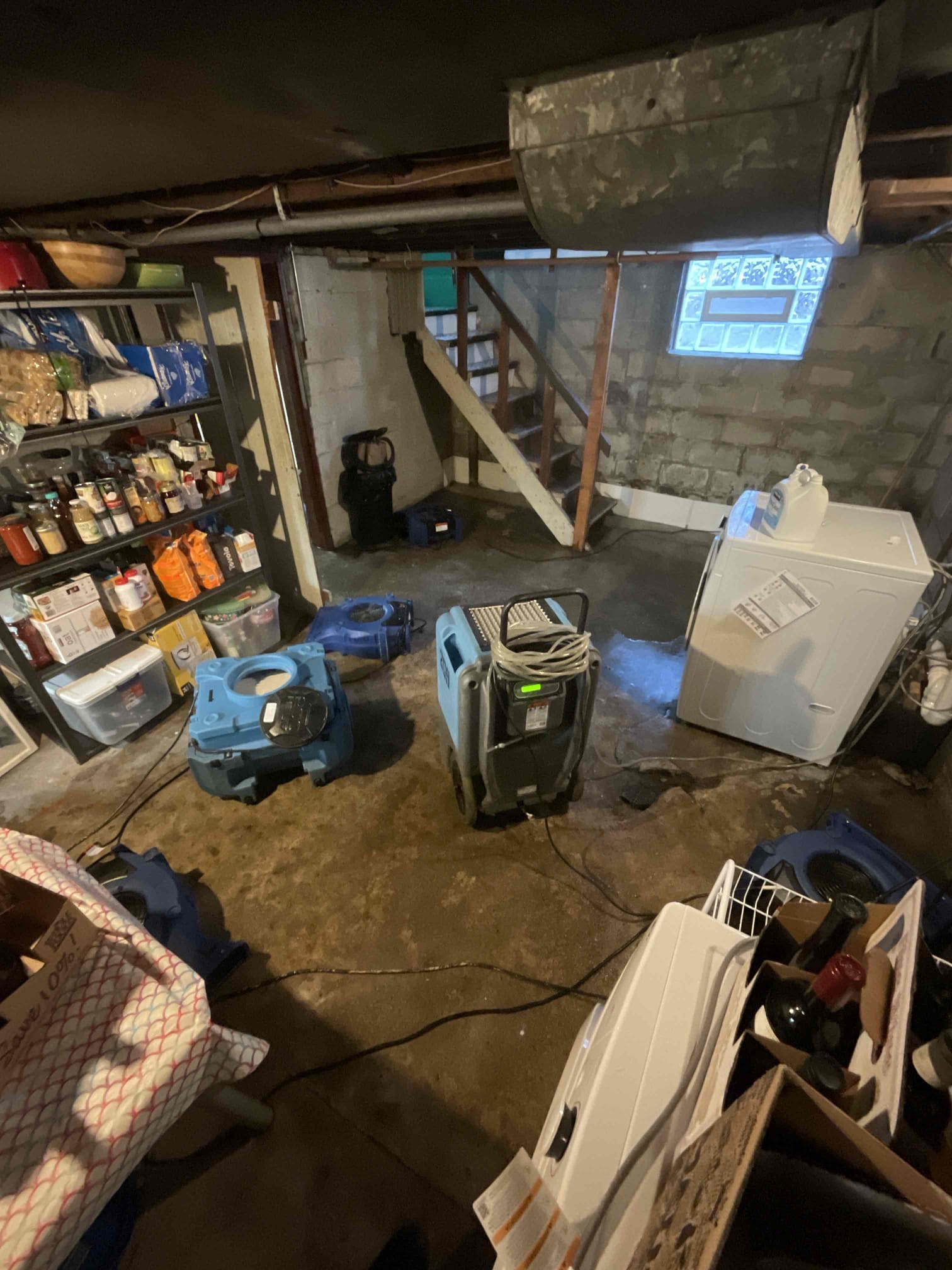 Sewage backup in basement in Lansing, MI