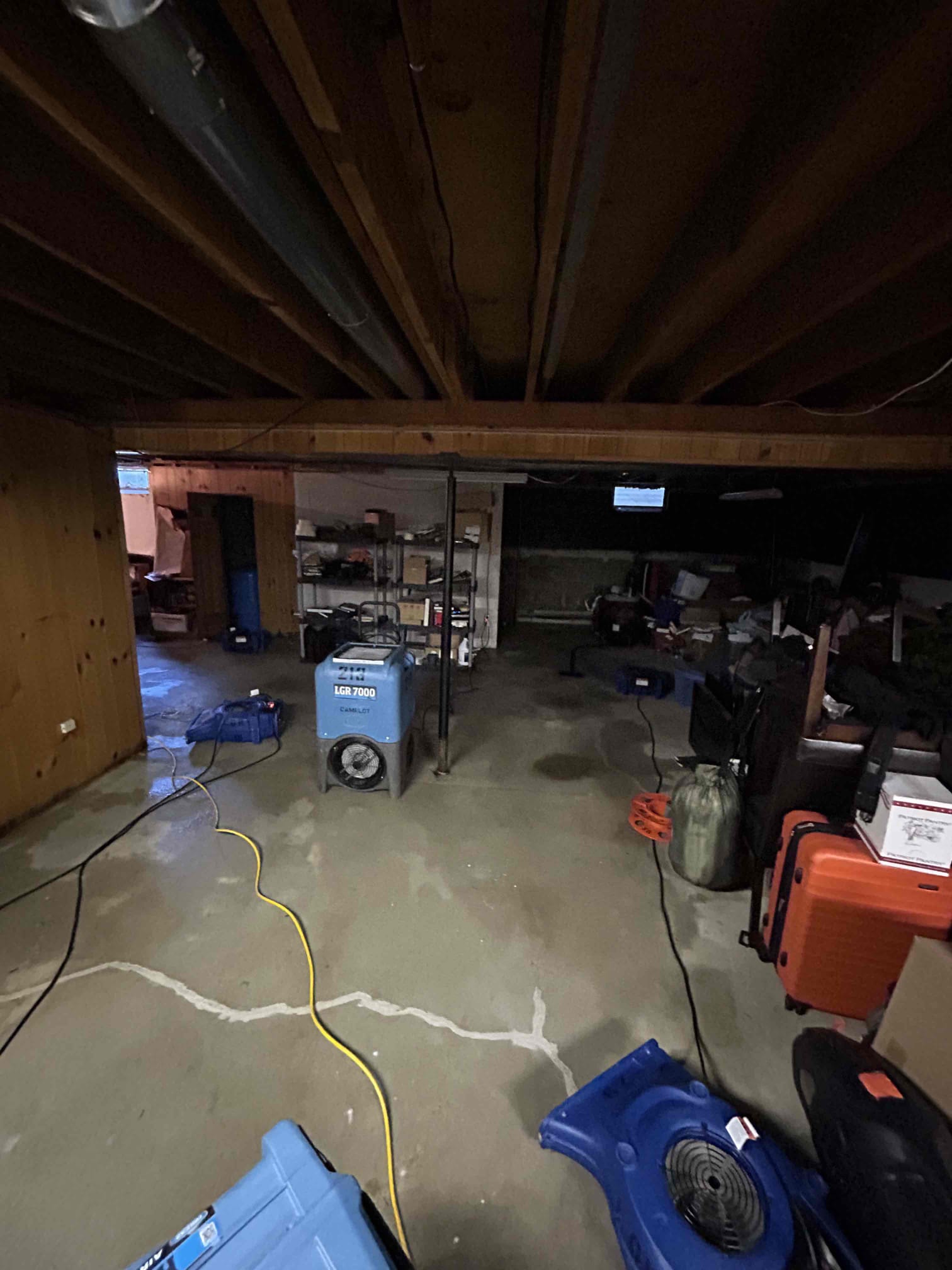 Pipe Burst in basement in Richland, MI