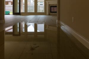 flooded house